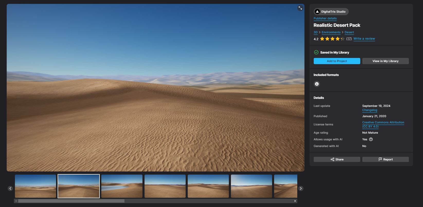 a picture or a content related to the section