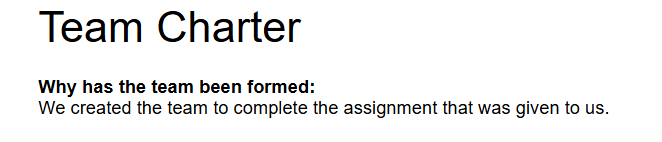 a picture or a content related to the section