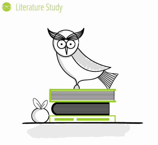 a picture or a content related to the section