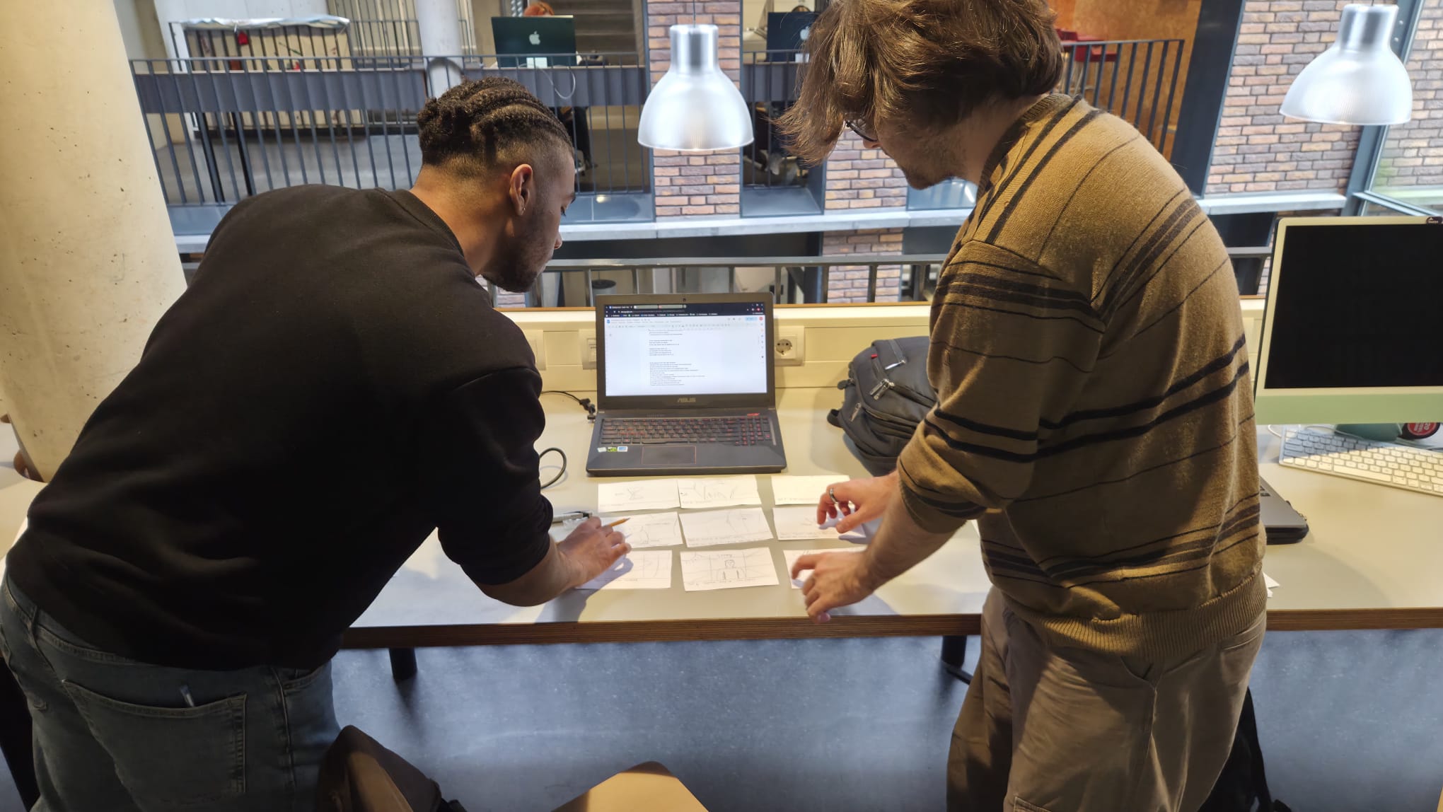 a picture or a content related to the section