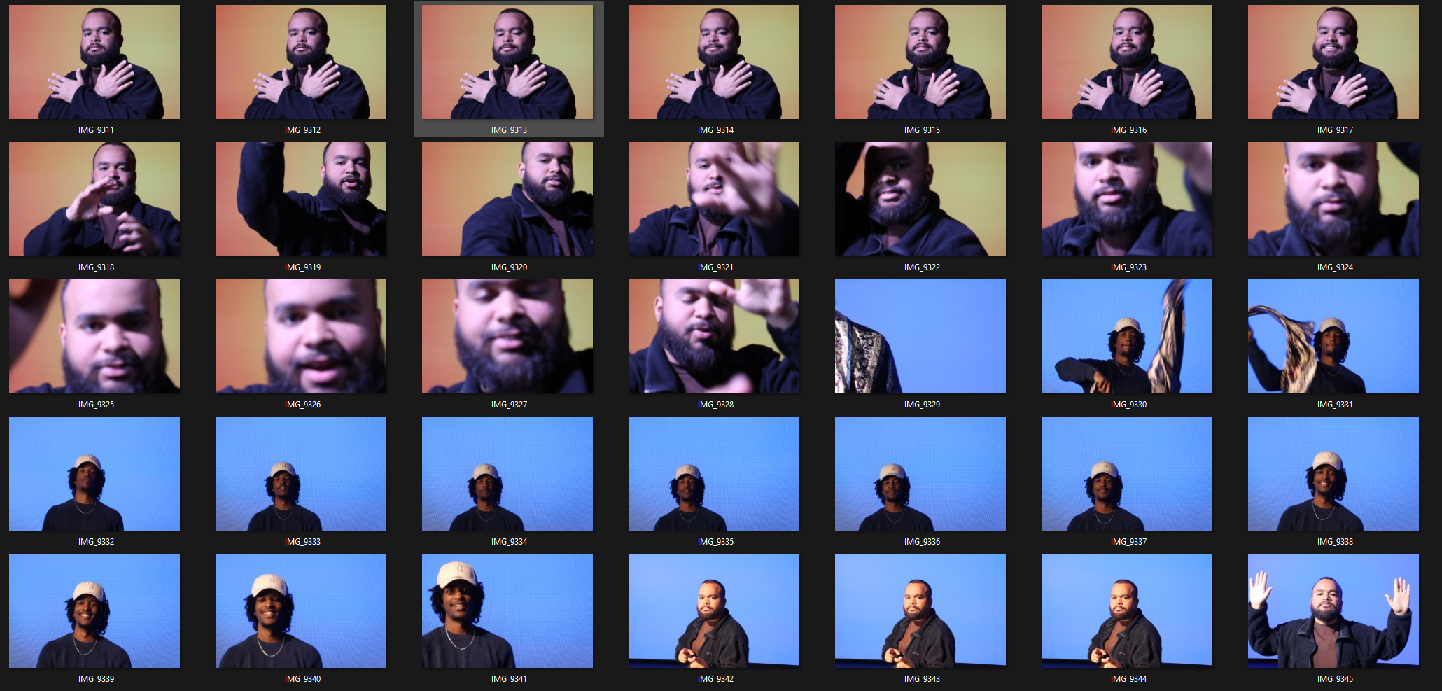 a picture or a content related to the section