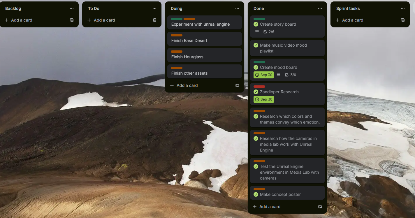 a picture or a content related to the section